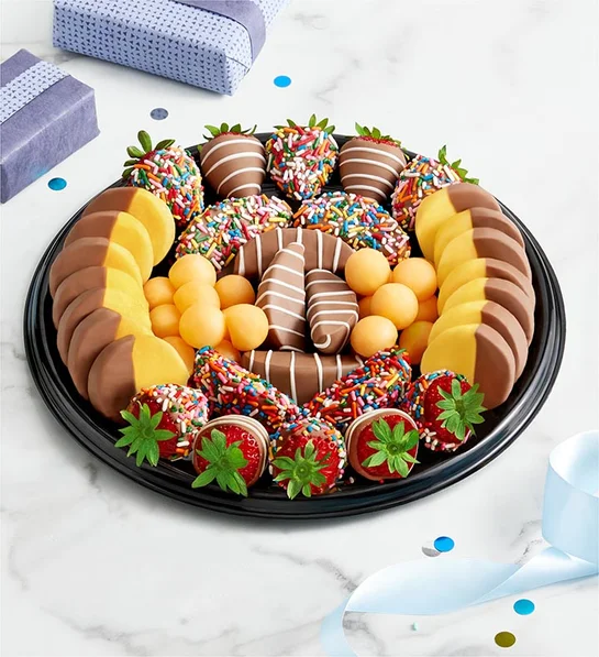 Birthday Dipped Fruit Platter