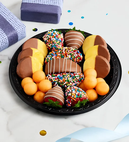 Birthday Dipped Fruit Platter