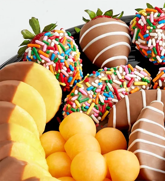 Birthday Dipped Fruit Platter