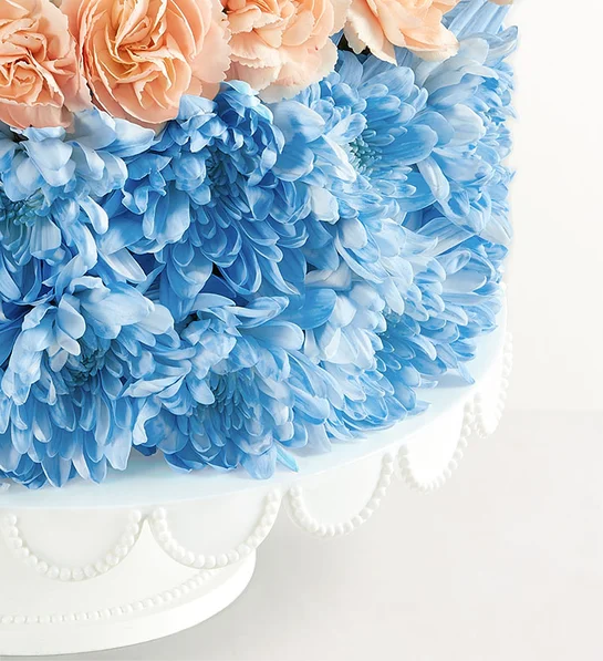 Birthday Wishes Flower Cake® Coastal