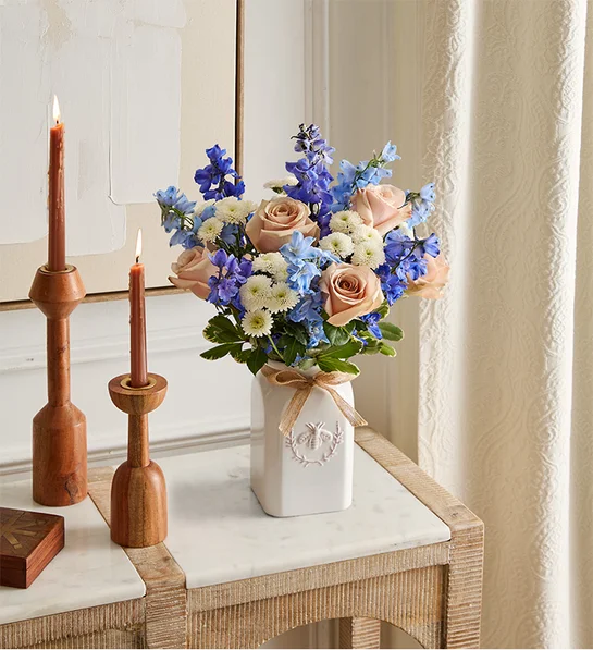 Honey Bee Buzz™ Delphinium Bouquet